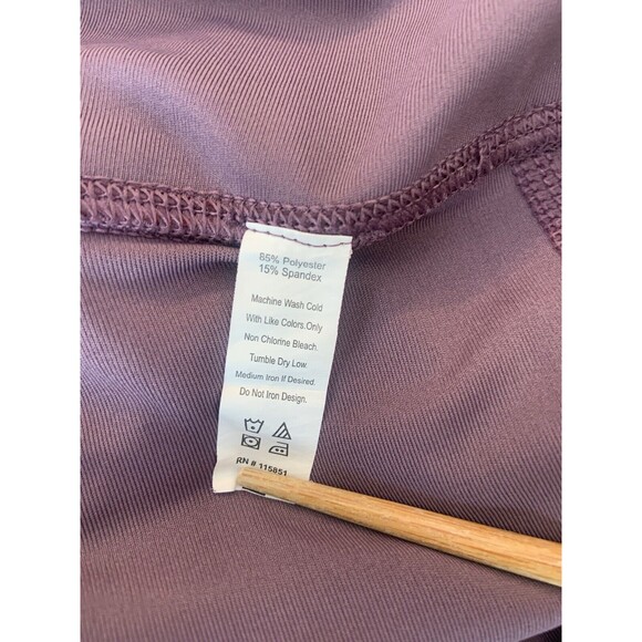 Beverly Hills Polo Club Womens Dusty Purple Yoga Pants Size Large W/ Pocket - Picture 4 of 4